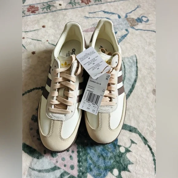 Adidas Samba OG Women’s - Off White Earth Strata Gum - Picture 3 of 5